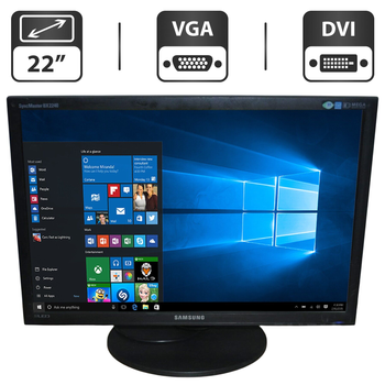 Монитор Samsung SyncMaster BX2240W / 22" (1680x1050) TN / VGA, DVI / VESA 75x75 б/у