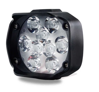 Фара LED Овал-міні 12W (1W*12) 12V 60*75*60мм Дальнє/Точкове (1шт) (пластиковый корпус) 12 светодиодов