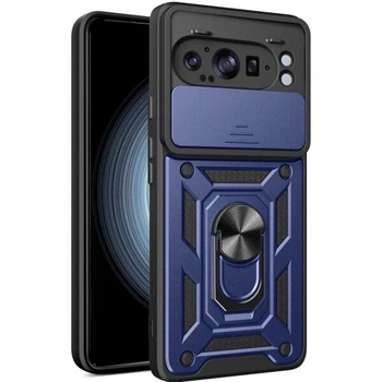 Чехол с защитой камеры Deexe Armor Shield для Google Pixel 9 Pro XL - Blue