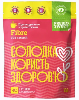 Сахарозаменитель Пребиосвит Файбер 150 г для диабетиков (4820090750410)