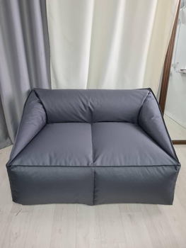 Безкаркасний диван 120x80x85 см чорний оксфорд