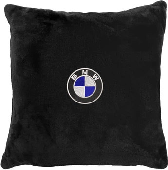 Подушка декоративная Evatech BMW Черная с вышивкой 45х45 см (MPCSHBV005)