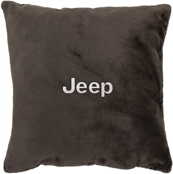 Подушка декоративна Evatech Jeep Коричнева з вишивкою 35х35 см (MPCSSZV014)