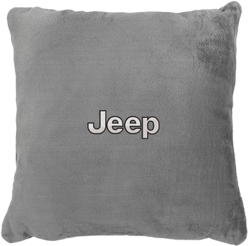 Подушка декоративная Evatech Jeep Серая с вышивкой 35х35 см (MPCSSGV014)