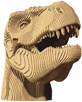 3D пазл-конструктор Cartonic 3D Puzzle T-REX Тирекс Картонный (CARTREX)