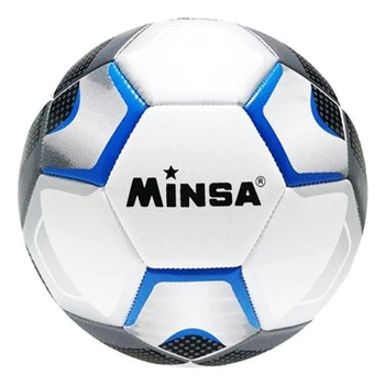 Мяч футбольный "Minsa", размер 5 (синий)
