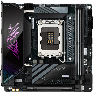 Материнская плата Gigabyte Z890I AORUS ULTRA (s1851, Intel Z890, PCI-Ex16)