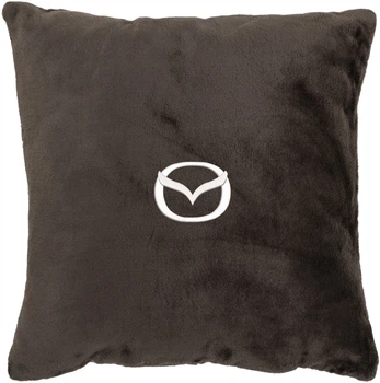 Подушка декоративная Evatech Mazda Коричневая с вышивкой 35х35 см (MPCSSZV099)