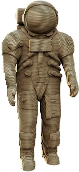 Картонный 3D пазл-конструктор Cartonic 3D Puzzle Astronaut (CARTASTRON)
