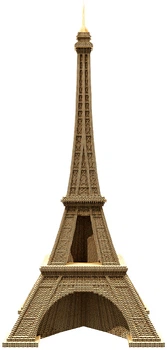 Картонный 3D пазл-конструктор Cartonic 3D Puzzle Eiffel Tower (CARTEIFF)