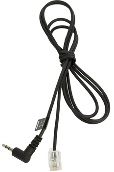 Kabel Jabra RJ-10 do 2.5 mm Jack 1m Black (8800-00-75)