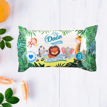 Дитячі вологі серветки Dada Every Day 72шт