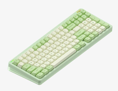 Беспроводная механическая клавиатура NuPhy Halo96 V2 / Raspberry (linear, 46gf) / Color - Mojito / Hot-Swappable, RGB, ANSI US