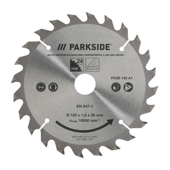 Полотно для дисковой пилы, пильный диск для циркулярной пилы Parkside PKSB 150 А1 150мм х 1,6мм х 20мм 18 зубьев