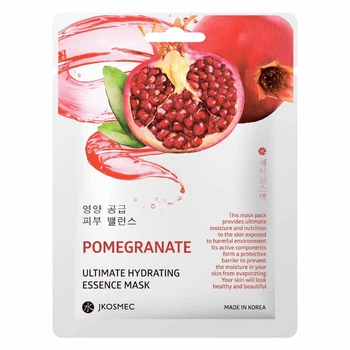 Jkosmec Ultimate Hydrating Тканинна маска для обличчя з екстрактом гранату 25 мл