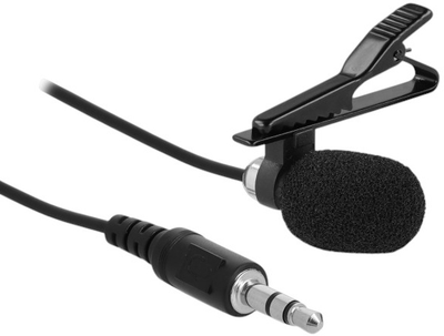 Мікрофон Delock Tie Lavalier Microphone Omnidirectional with Clip (4043619662791)