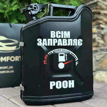 Канистра бар 10 л, Всем заправляет, черная с LED подсветкой, Без алкоголя, AUTO COMFORT