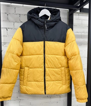 Куртка демисезонная мужская Jack&Jones L оранжевая с черным (12345677)