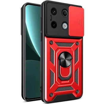 Протиударний ударостійкий чохол для Xiaomi Redmi Note 13 (Redmi Note 13 4G) Armor Case Keysion red
