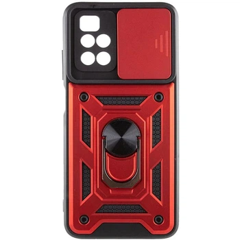 Протиударний броньований чохол із захистом камери для Xiaomi Redmi 10 Armor Case Keysion red