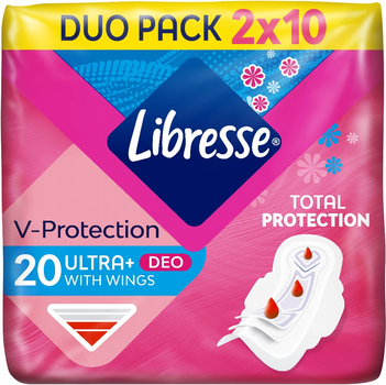 Гігієнічні прокладки Libresse Ultra Normal Soft Deo 20 шт. (7322540356847)
