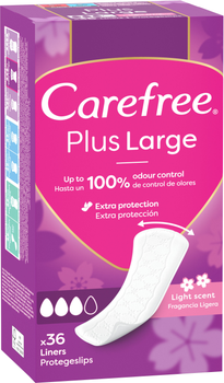 Щоденні гігієнічні прокладки Carefree Plus Large 36 шт. (3574661054988/3574661604787)