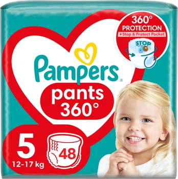 Підгузки-трусики Pampers Pants Розмір 5 (12-17 кг) 48 шт (4015400672906_8006540069325)