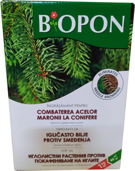 Добриво BIOPON для хвойних рослин проти пожовтіння 1 кг (5904517027312)