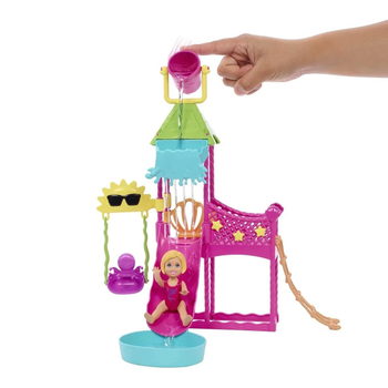 Zestaw do zabawy Mattel Barbie Park Wodny Pierwsza praca Skipper HKD80 WB3 (194735101665)