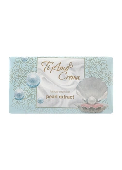 Косметическое крем-мыло твердое Ti Amo Crema с экстрактом жемчуга 125 г (4820195507490)