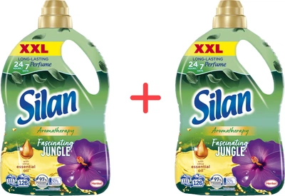 Набір ополіскувачів-кондиціонерів для білизни Silan Aromatherapy Fascinating Jungle 2772 мл + 2772 мл (9000101581911/9000101581911)