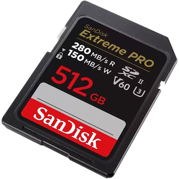 Karta pamięci SanDisk Extreme Pro SDXC 512GB V90 UHS-II (0619659202217)