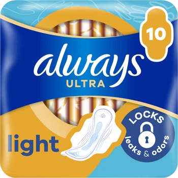 Гігієнічні прокладки Always Ultra Light 10 шт (8700216022262)