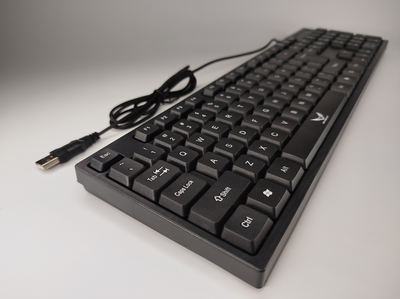 Комп'ютерна Клавіатура Zerodate LD601 (ENG) Дротова Чорна