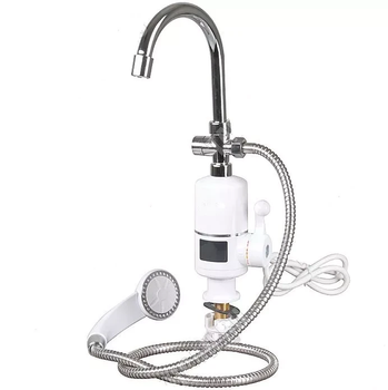 Кран электрический водонагреватель WEZER SDR-B05ST белый с лейкой для душа (1037994)