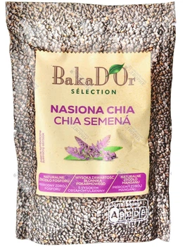 Чиа семена BAKAD’OR без добавок Salvia hispanica seeds 125 г
