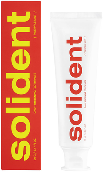Отбеливающая зубная паста Solident Pineapple mint 90 г (4823109702561)