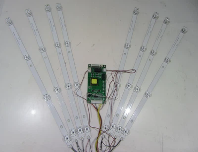 Cветодиодная LED подсветка для телевизора 39" 40" 42"43" 8 планок (8251)