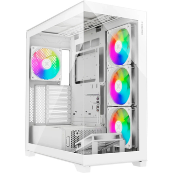 Корпус Xilence XILENT GLEAM ARGB/без БЖ/4+1FANS/ATX/WHITE (XG271_X818.W.ARGB)