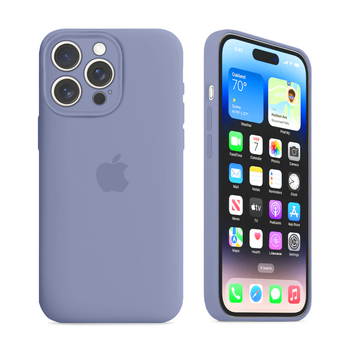 Чохол із захистом камери Kassel Silicone Camera Protective для iPhone 13 Pro (46) сірий Lavender Gray