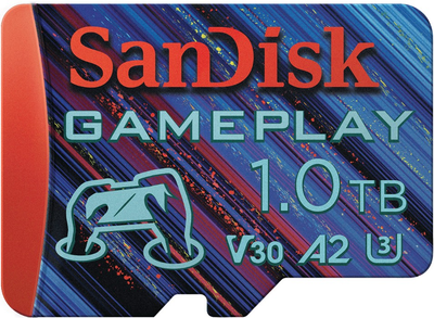 Карта памяти SanDisk GamePlay microSDXC UHS-I V30 1TB (0619659208103)