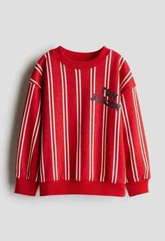 Світшот червоний Fun Season H&M 98-104см (400099487)