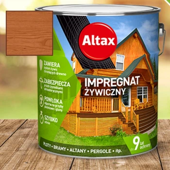 Просочення антисептик для дерева Altax Impregnat Zywiczny колір тік 9 л мат