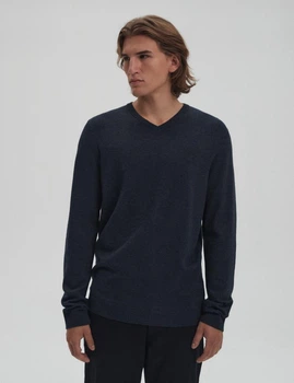 Свитер мужской Diverse VNECK XL Синий меланж (5902598936301)