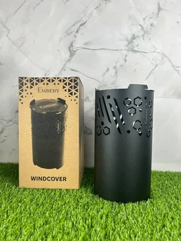Защитный колпак для кальяна Embery Windcover Black – защита от ветра и стабильное тепло