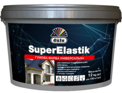 Фарба гумова універсальна Dufa SuperElastik 3,5кг графіт RAL 7024