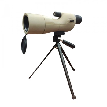 Подзорная труба Spoting Scope Landview SP-1011 52751 монокулярный телескоп с штативом и чехлом, бежевый
