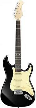 Електрогітара Donner Music DST-600 Electric Guitar Black EC6803