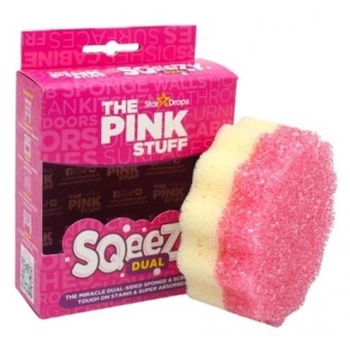 Губка для прибирання двостороння The Pink Stuff Sqeezy Dual Sided 1 шт