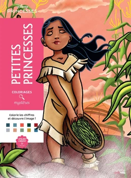 Раскраска Дисней Маленькие принцессы Hachette антистресс по номерам | Disney Petites princesses